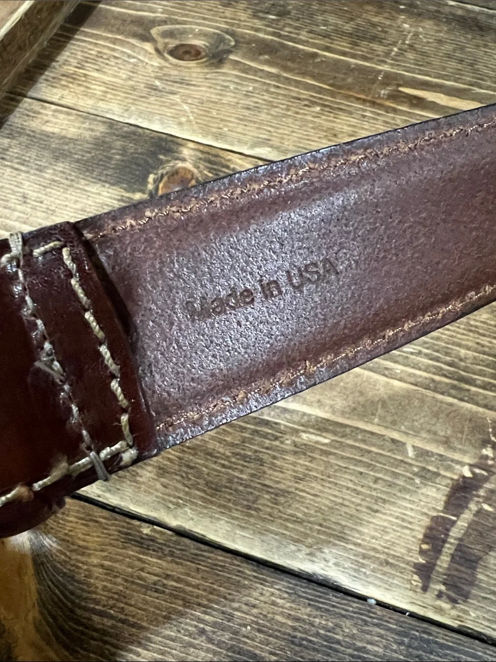 Allen Edmonds genuine Leather Men’s Belt in Brown